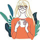 Illustration Coffee talk