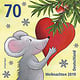 „Frohe Weihnachten“ Briefmarke