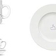 Cups and plate