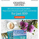 Coastal Living email. I created this composite, coded to be built dynamically by switching out the magazine covers