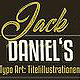 Typo Art Jack Daniel’s