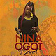 Plakat Nina Ogot Band (Hintergrund Illustration und Gestaltung)