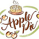 Lettering „Apple Pie“