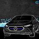 Automotive Illustrationen (Mercedes EQ)