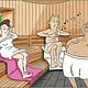 Saunaknigge für die Emser Therme für respektvolles Miteinander in der Sauna