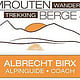 Albrecht Birx, Alpinguide, new Logodesign und Visitenkarten