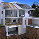 3D Visualisierung Wohnhaus / Schnittansicht / Haustechnik / Baubranche
