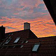 Sonnenuntergang über den Dächern