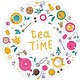 Vektor – Illustrationen „Tea Time“
