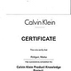 Layout Design calvin klein Urkunde