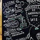 Illustration und Lettering Chalkboard Nachhaltigkeit
