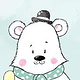 Kinderbuchillustration – Eisbär