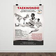 Plakat für Teakwondo Kurse