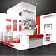 Messestand rendering