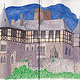 Aquarell usk Schloss Berlepsch 092019 Kopie