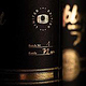 Bierflaschen Etiketten-Design «Black Pearl» mit Gold-Veredelung