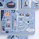 Illustrierte Karte von Düsseldorf (Mock up)