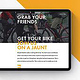 Online Experience for an Outdoor Cyclist Brand