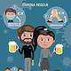 Corona Plakat für Bars und Kneipen