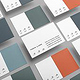 Business Cards in mehreren Farben