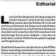 Editorial Magazin SCHWEINEHUND, Text: Judith Neuling