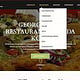 Responsive Navigation des Wordpress Theme Restaurant and Café