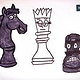 Zum Inktober20-Thema – Vorposten musste ich an Schach denken. Ich bin jetzt am zug!