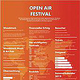 Open Air Festival – Infografik-Plakat