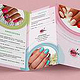 Brochure design for Berlitz Nailart.