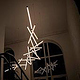 Lichtinstallation Tensegrity