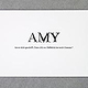 Postkarte Amy