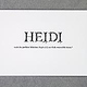 Postkarte Heidi