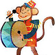 Affe macht Musik