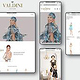 Webdesign und Erstellung Onlineshop für einzigartige Designer-Mode von Valdini Couture