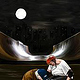 At night at the skatepark | Digital Painting | Grafikdesign Digital Art Halle | Thomas Dietze