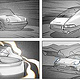 Porsche Production Board Dynamic Car Angles