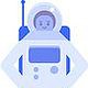 flatdesign astronaut