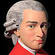 WIP – Mozart Portrait nach Barbara Krafft  (1764–1825)