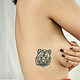 Muriel Dang mit Jaguar Tattoo photography by Andrea Kadler