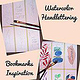 Watercolor – Bookmarks