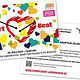 Werbepostkarte für den Trommelgottesdienst »Heart Beat« des stajupfa