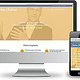 Webdesign für Projektmanagement Gladbach: Darstellung auf stationärem Monitor und Smartphone