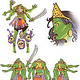 Mantra Comic Book Kali Design 1 Color Ver. 2