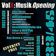 Veranstaltungsplakat „VolXhaus Klagenfurt – VolX:Musik Opening“