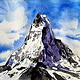 Matterhorn. 40×30cm, Aquarelle/Papier 2021