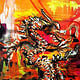 „Dragon“ | DIN A0 | Acryl | Wandschmuck | 2007