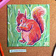 Gouache Painting – Eichhörnchen