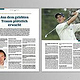Doppelseite aus dem Golf und Business Magazin 03/2021
