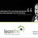 Webkonzept und Gestaltung aller Inhalte leanFM