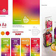 Packaging Design // TEA BRAND // „Lieblingsfarbe: BUNT“ // Brand Board